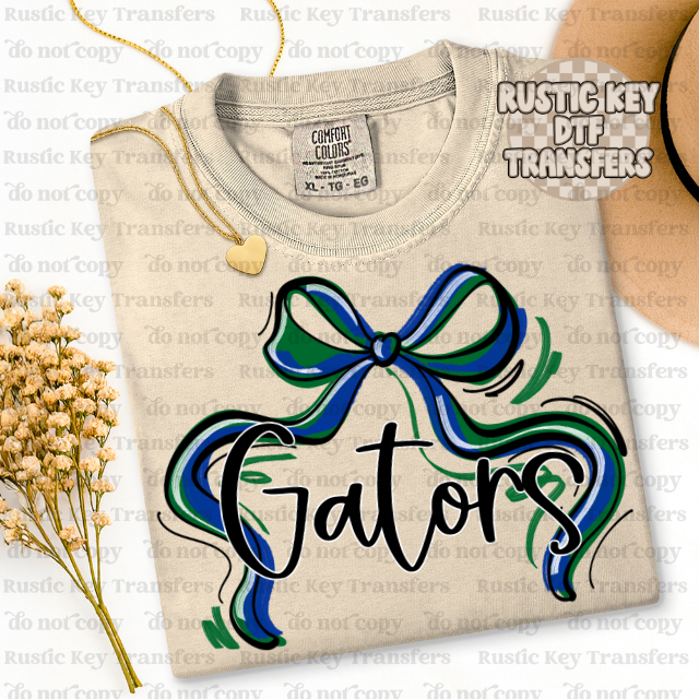 Gators Bow DTF TRANSFER