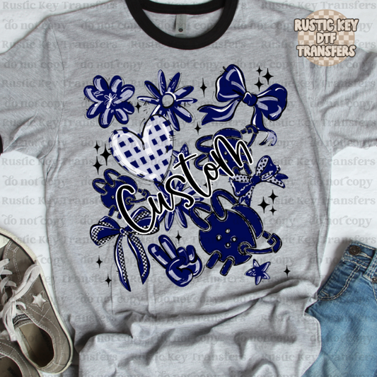 Custom Wrestling collage DTF Transfer, Ready to Press