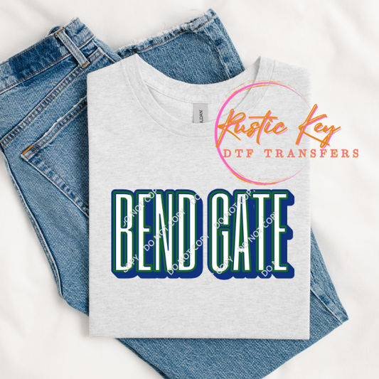 Bend Gate DTF TRANSFER