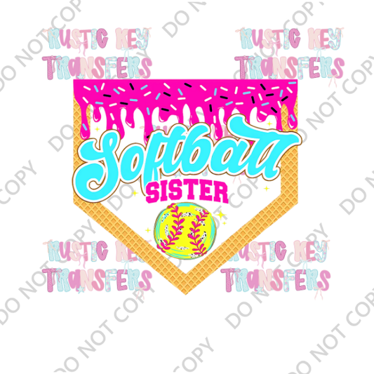 SOFTBALL DTF TRANSFER
