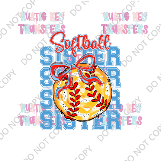 SOFTBALL DTF TRANSFER