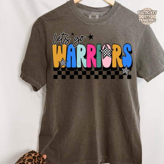 Let's go Warriors DTF Transfer, Ready to Press