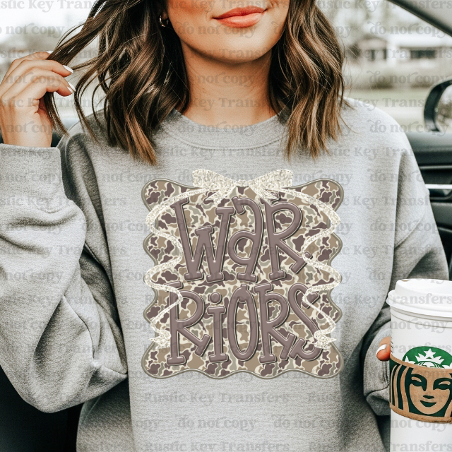 Warrior pride DTF Transfer, Ready to Press