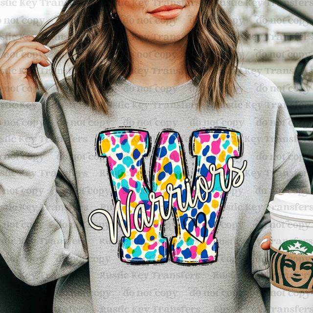 Warriors DTF Transfer, Ready to Press