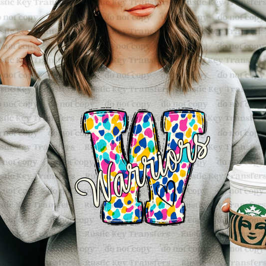 Warriors DTF Transfer, Ready to Press