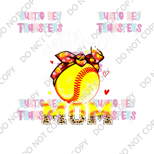 SOFTBALL DTF TRANSFER