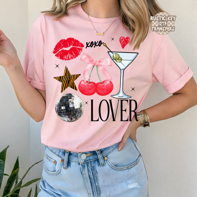 Lover xoxo DTF Transfer, Ready to Press