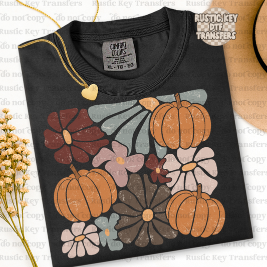 Pumpkins DTF Transfer - Ready To Press