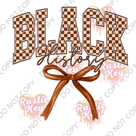BLACK HISTORY DTF TRANSFER