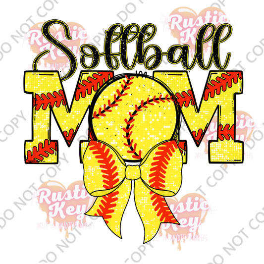 MAMA SOFTBALL DTF TRANSFER