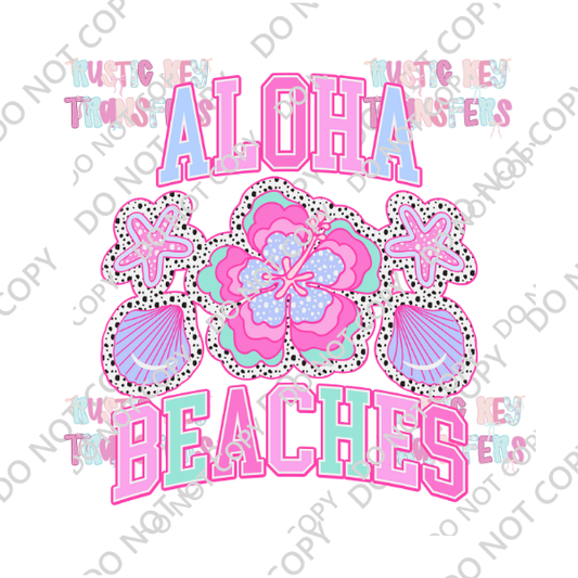 ALOHA BEACHES DTF TRANSFER