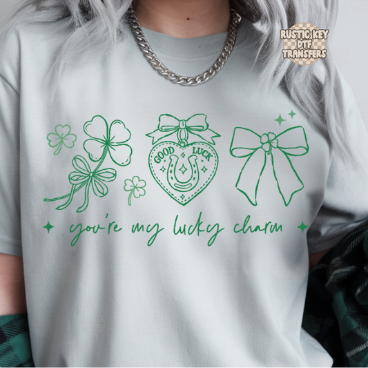 You're my lucky charm DTF Transfer, Ready to Press