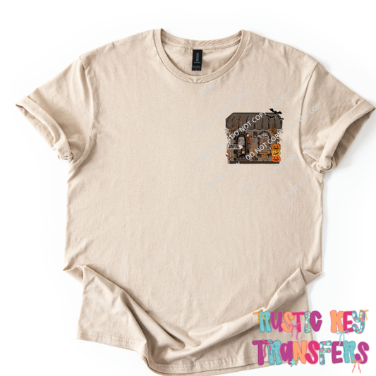 Spooky bookstore DTF TRANSFER