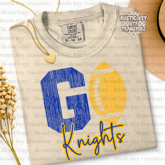 Knights DTF Transfer - Ready To Press