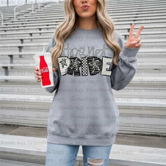 Hornets Pride DTF Transfer, Ready to Press