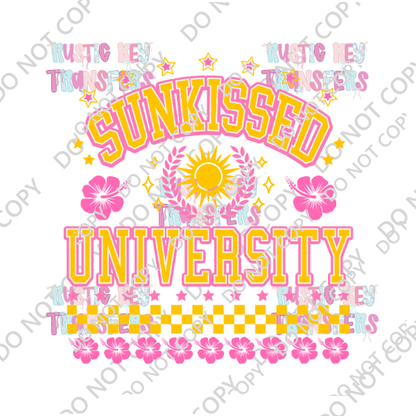 SUNKISSED UNIVERSITY DTF TRANSFER