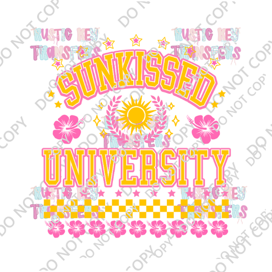 SUNKISSED UNIVERSITY DTF TRANSFER