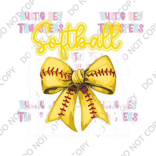 SOFTBALL DTF TRANSFER