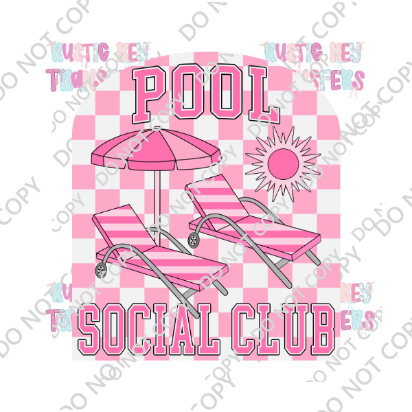 POOL SOCIAL CLUB DTF TRANSFER