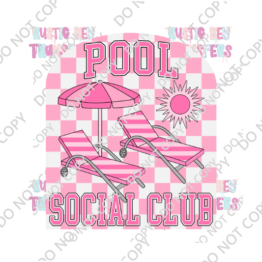 POOL SOCIAL CLUB DTF TRANSFER