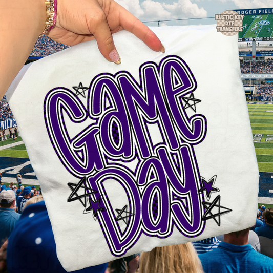 Game day DTF Transfer, Ready to Press