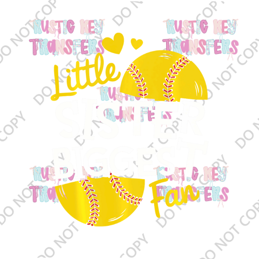 SOFTBALL DTF TRANSFER