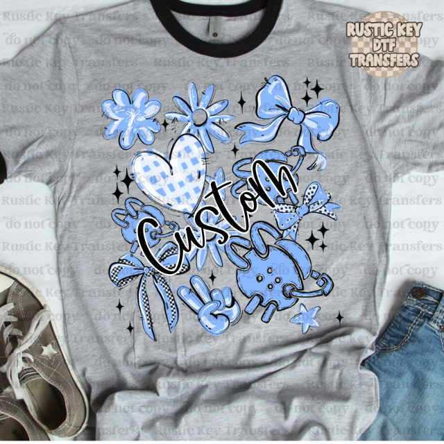 Custom Wrestling collage DTF Transfer, Ready to Press