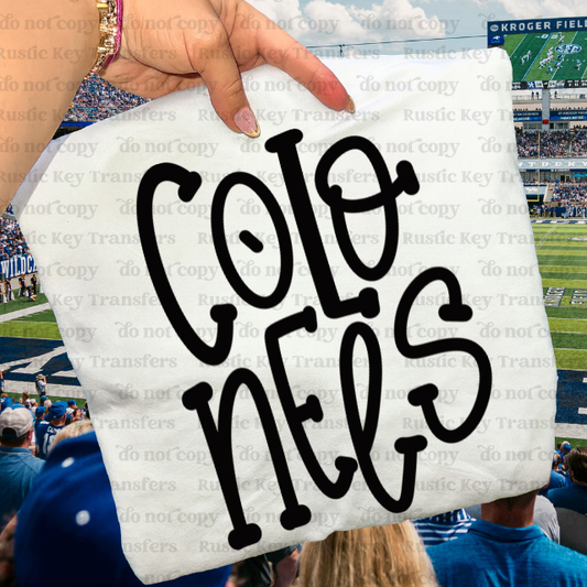 Colonels DTF Transfer, Ready to Press