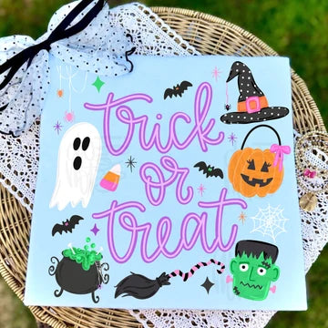 Trick or treat DTF Transfer, Ready to Press Rustic Key Transfers