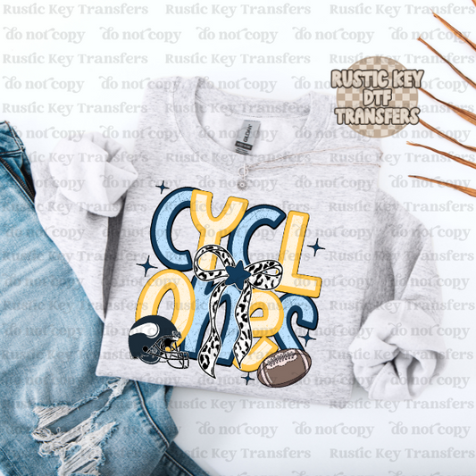 Cyclones Football Gildan crewneck