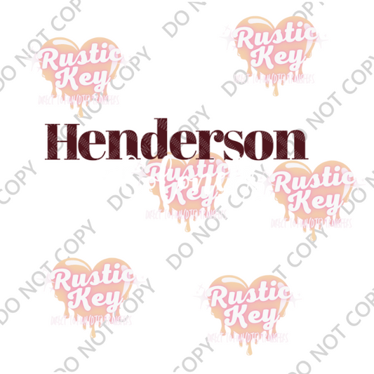 HENDERSON COLONELS DTF TRANSFER