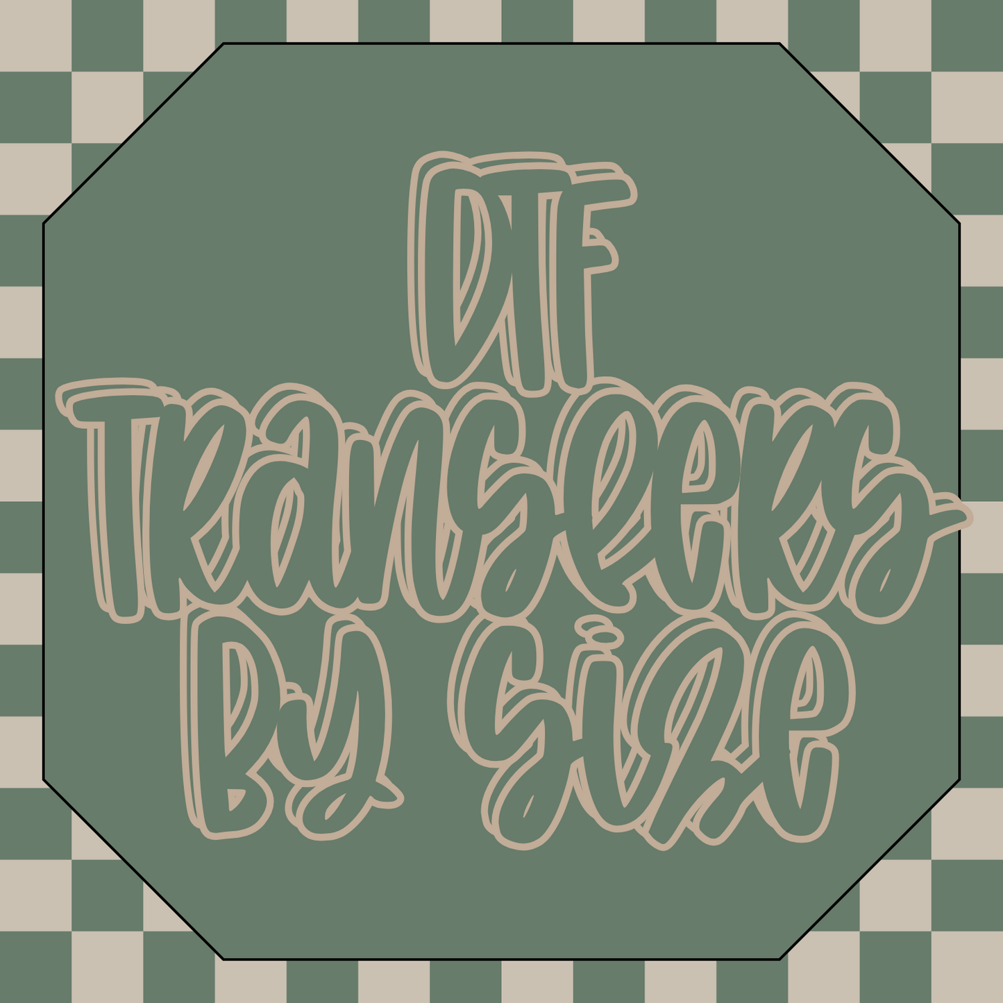 DTF Transfer By Size