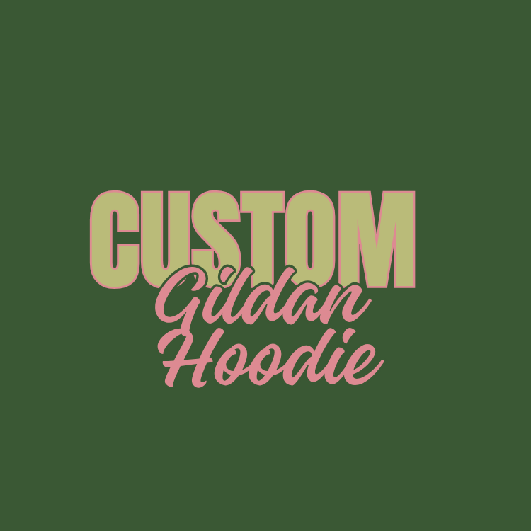 Custom Gildan Hoodie Rustic Key Transfers