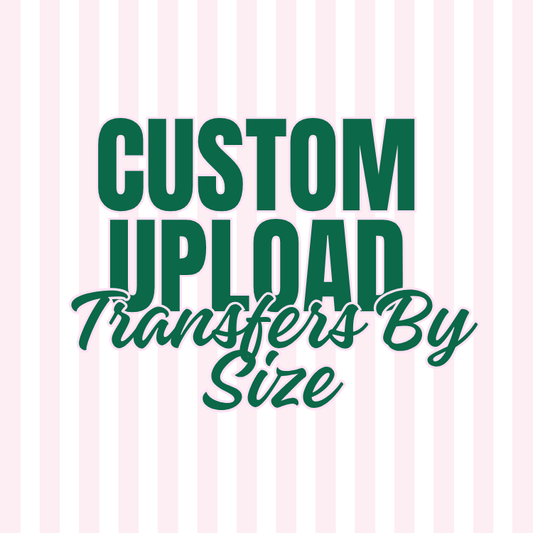 Custom Upload Transfer By Size Rustic Key Direct to (DTF) Transfers