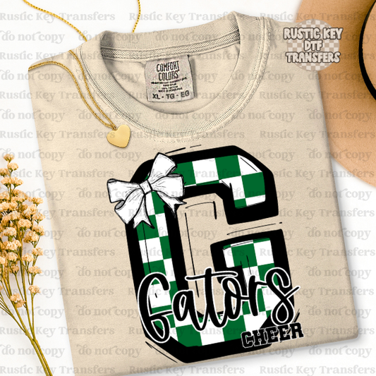 Gators Cheer DTF Transfer, Ready to Press