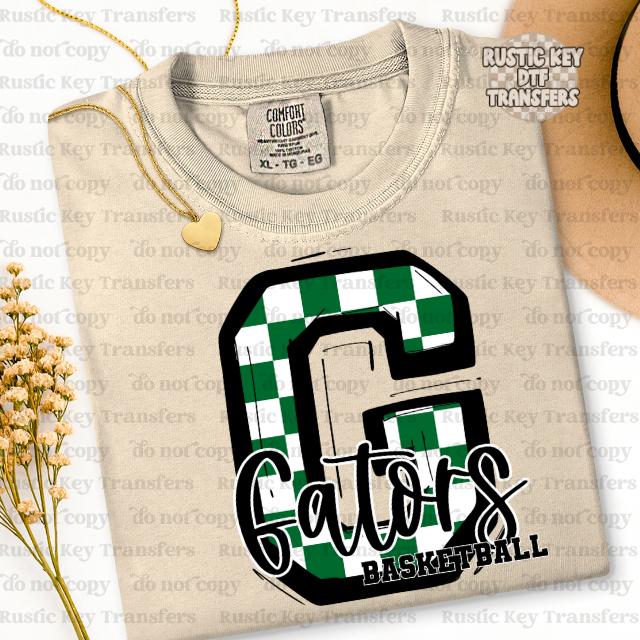 Gators Basketball DTF Transfer, Ready to Press