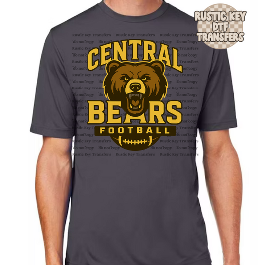 Central Bears Football Dri-fit