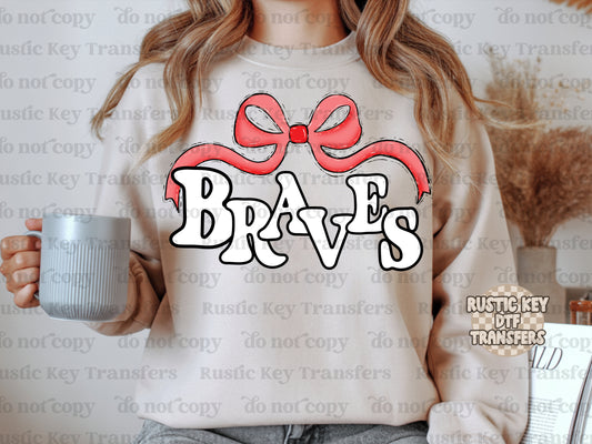 Braves DTF Transfer, Ready to Press