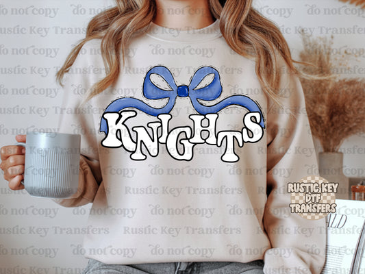 Knights DTF Transfer, Ready to Press