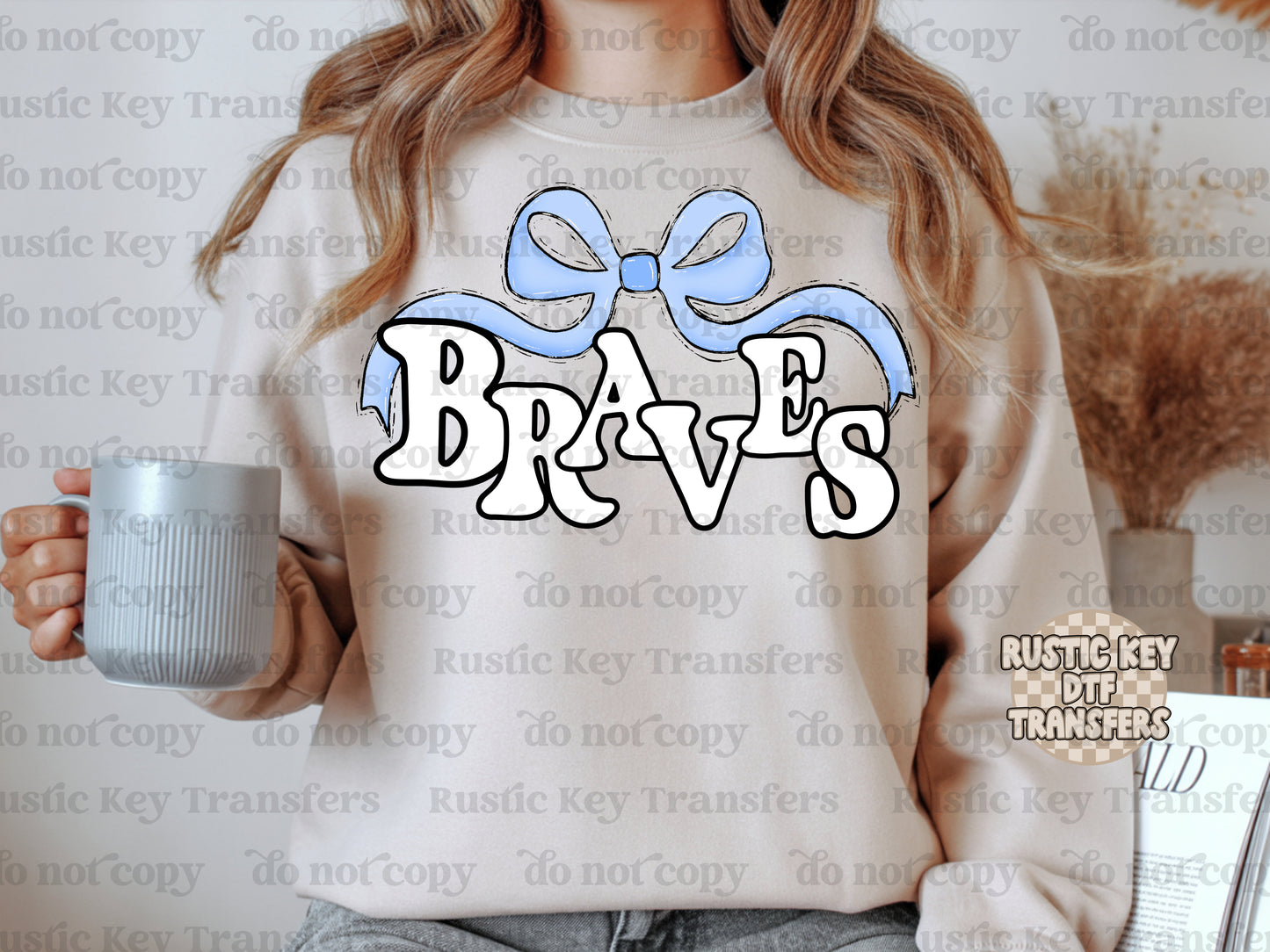 Braves DTF Transfer, Ready to Press