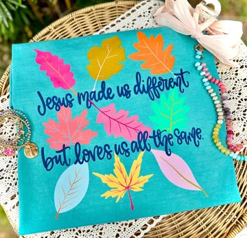 Jesus made us different but loves us all the same DTF Transfer, Ready to Press Rustic Key Transfers