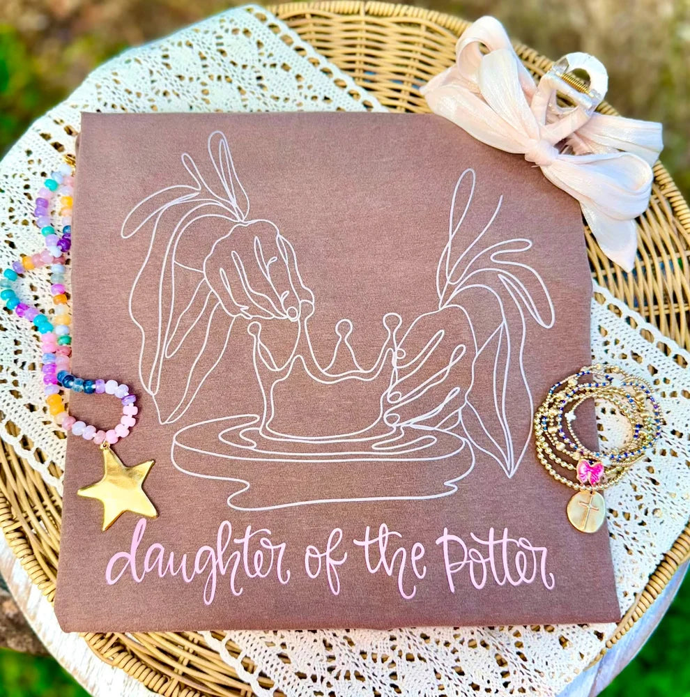 Daughter of the Potter DTF Transfer, Ready to Press Rustic Key Transfers