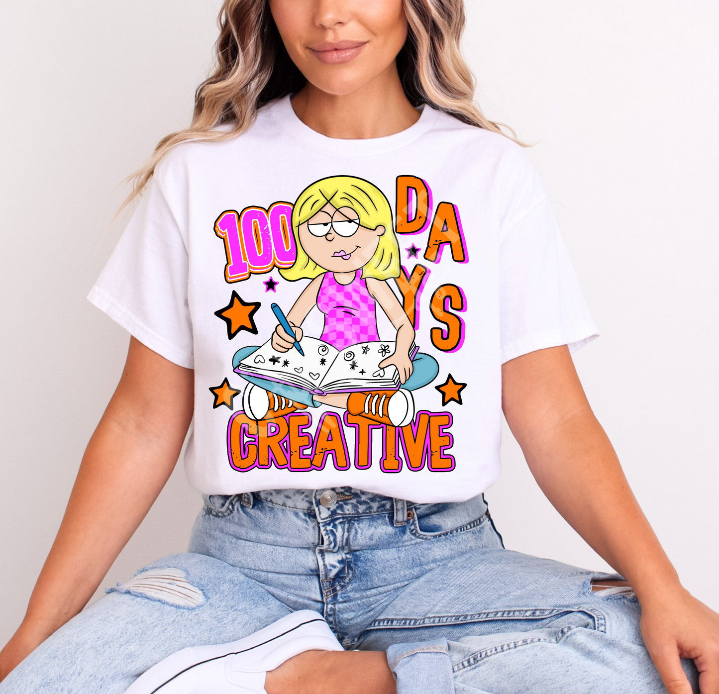 100 Days of school DTF Transfer, Ready to Press