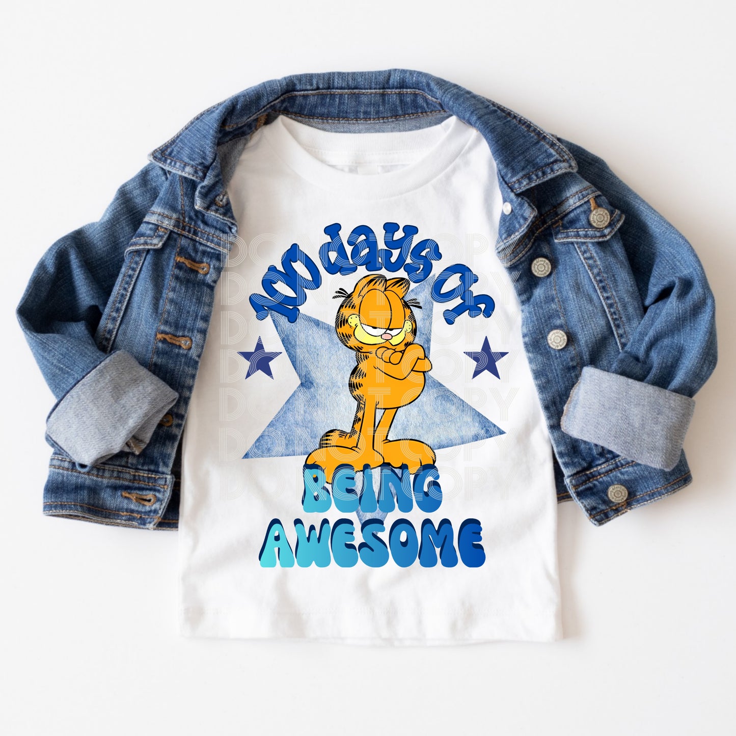 100 Days of school DTF Transfer, Ready to Press