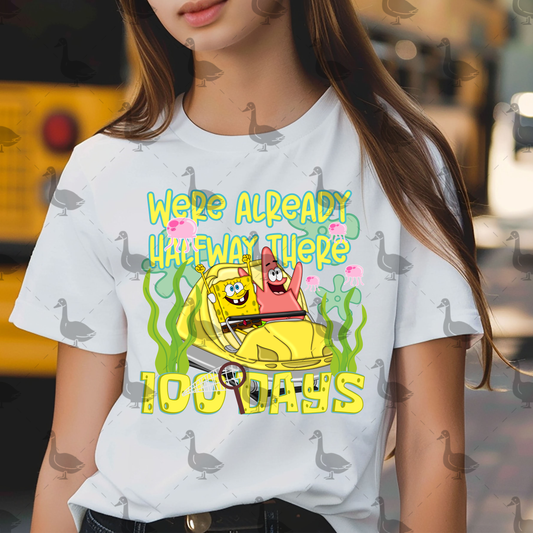 100 Days of school DTF Transfer, Ready to Press