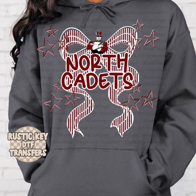 North cadets star seersucker DTF TRANSFER