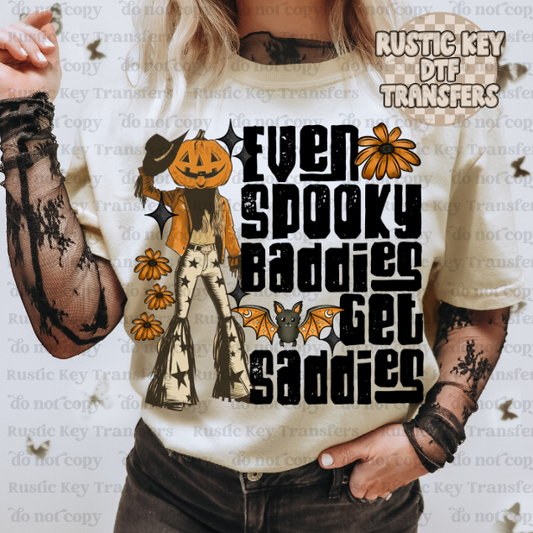 Even spooky baddies get saddies DTF TRANSFER