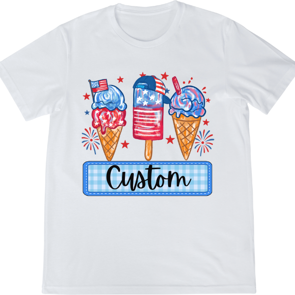 Custom Kids 4th of July DTF TRANSFER