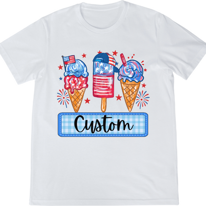Custom Kids 4th of July DTF TRANSFER