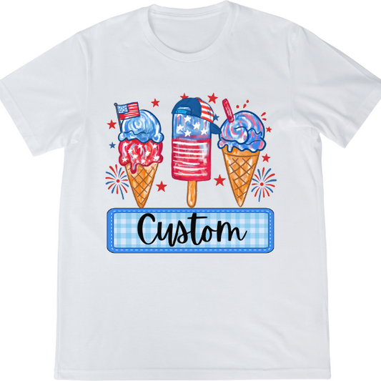 Custom Kids 4th of July DTF TRANSFER